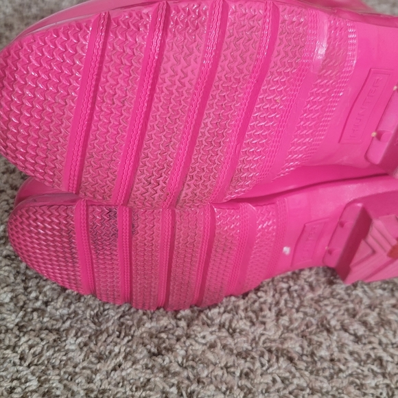 Hunter Tall Rain Boots in Hot Pink - Picture 3 of 4